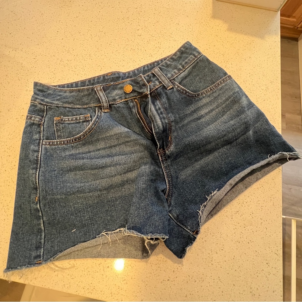 Denim shorts